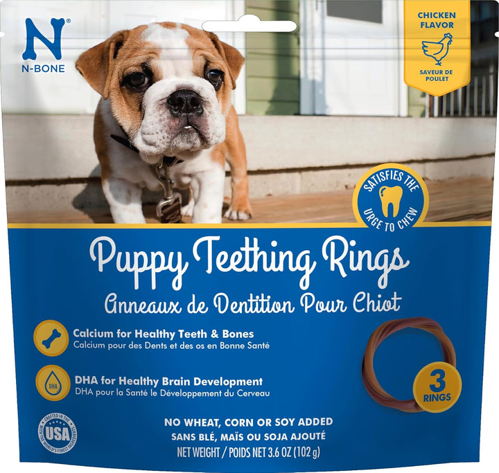 Puppy Teething Ring Pumpkin Flavor 7.2 OZ/(6 Pack)