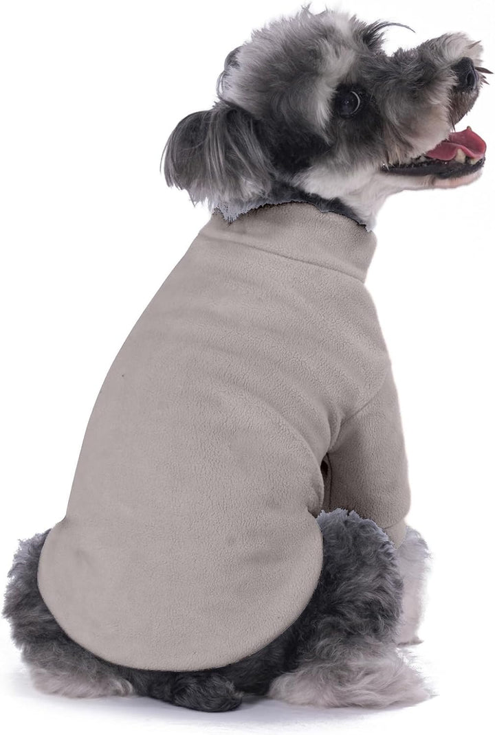 Dog Sweater, 3 Pack Dog Sweaters for Small Dogs Girl Boy, Ultra Soft Warm Puppy Clothes Dog Coat for Winter (Gray+Azure+Navy, Small)