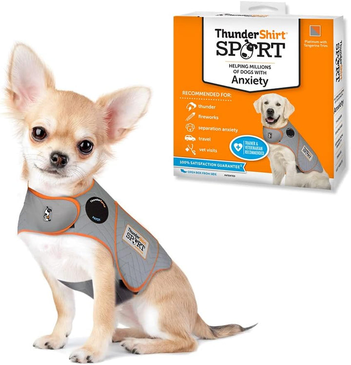 for Dogs, Large, Platinum Sport - Dog Anxiety Relief Calming Vest