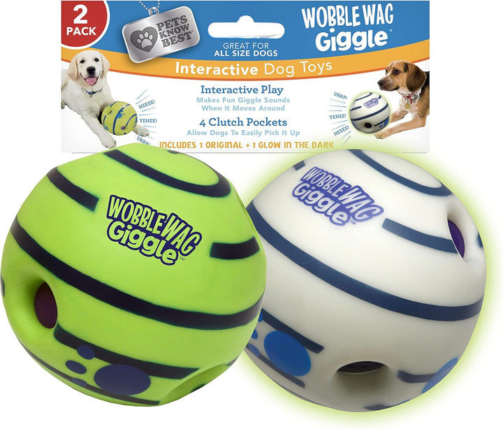 Ball | Rolling Enrichment Toy for Fun Playtime, Interactive Play for Indoor or Outdoor, Keeps Dogs & Puppies Large, Medium or Small Busy & Moving, as Seen on TV | Pack of 1