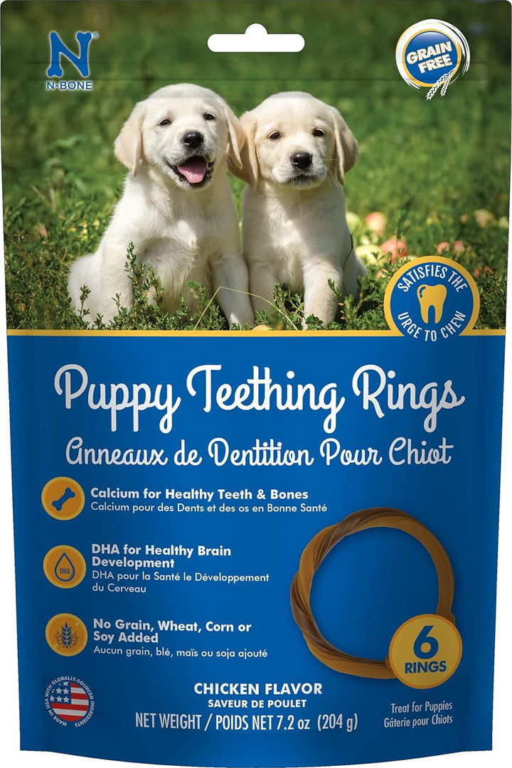 Puppy Teething Ring Pumpkin Flavor 7.2 OZ/(6 Pack)