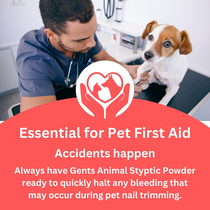 Styptic Powder for Animals – Fast-Acting Blood Stop for Dogs, Cats, Birds & Small Pets – First Aid Powder for Nail Bleeding, Minor Cuts & Grooming – 1 Oz, Pack of 1