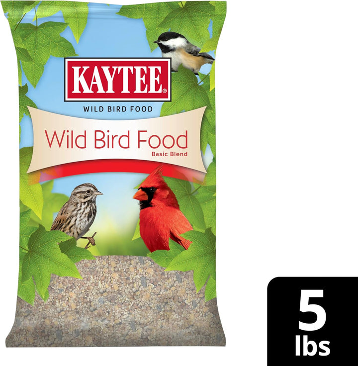 Wild Bird Food Basic Seed Blend, 5 Lb