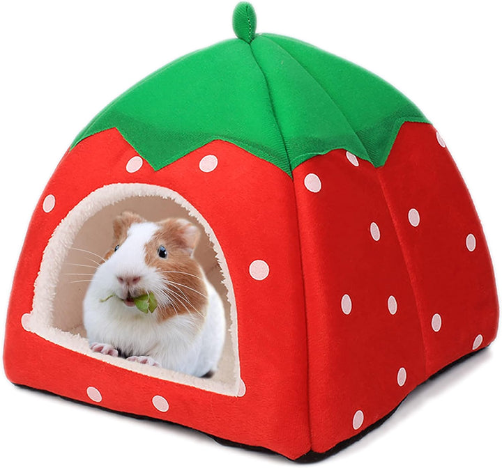 Guinea Pig Hideout Bed Rabbit House Cave Accessories Cozy Hide-Out for Bunny Hedgehog Ferret Chinchilla&Other Small Animals (Grey)