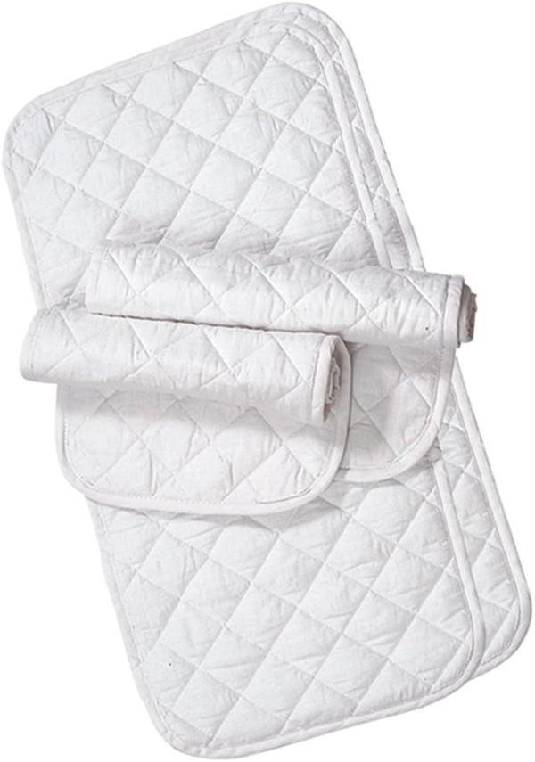 Quilted Leg Wraps, White