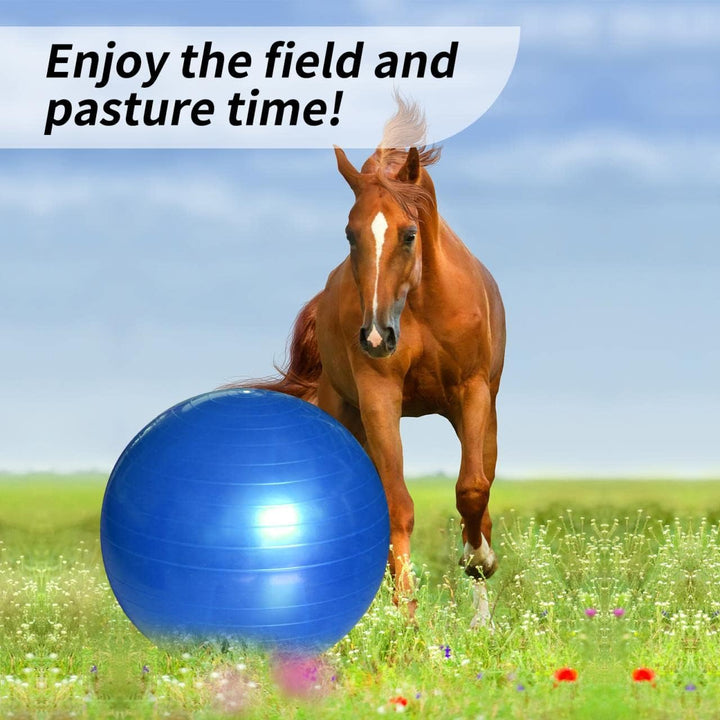 17 Inch Horse Play Balls Anti-Burst Herding Ball for Horse Mega Equine Ball for Play Training Horses Soccer Balls