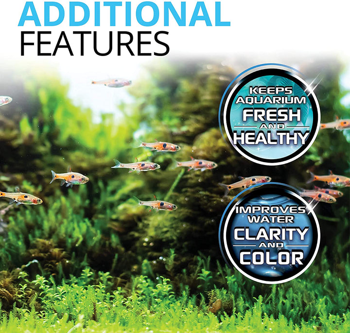 Carbon Filter Media for Aquariums, Premium Bituminous Carbon Inserts, 100-Gram Nylon Bags, 3 Count (Pack of 1), A1440