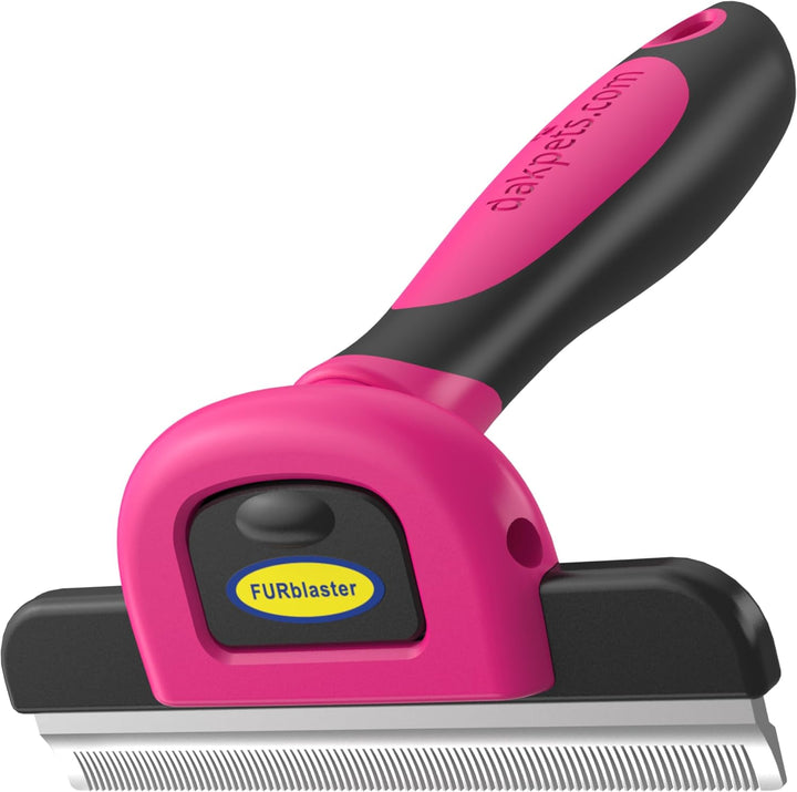 Deshedding Tool | Stainless Steel Grooming Brush for Shedding Fur Removal - Cats and Dogs