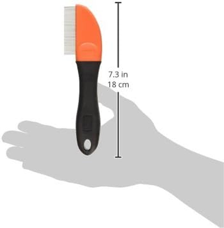 Groomer'S Best Flea Comb for Dogs and Cats, Fine-Toothed Gentle Pet Comb for Detangling or Dematting Face & Paws (Pack of 1)