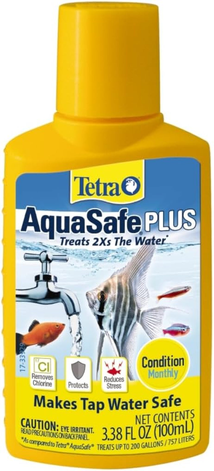 Aquasafe Plus, Aquarium Water Conditioner and Dechlorinator, 33.8 Ounces