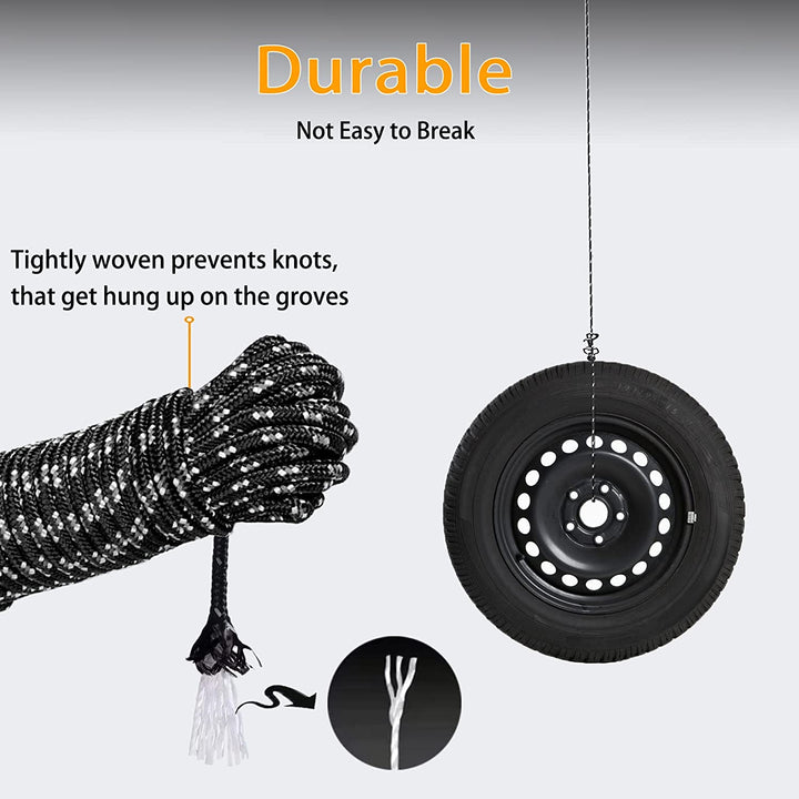 Extra Long Cat Leash for Yard, Lightweight Outdoor Cat Leash Long Light Extension, Long Thin Lead for Rabbits, Kitten, Puppy and Small Animals (4.5M/ 15FT)