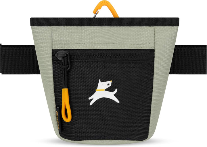 Goodie Treat Bag, Dog Treat Pouch, Waist Belt Clip for Hands-Free Training, Magnetic Closure, Dog Training and Behavior Aids, Three Ways to Wear (Raven S'25)