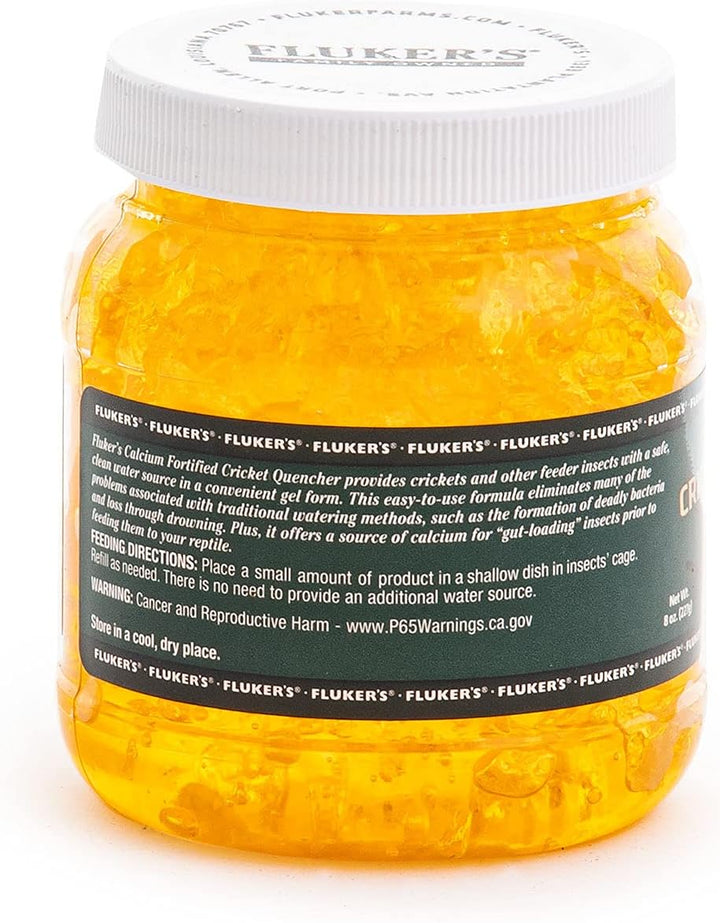 Cricket Quencher Calcium Fortified, Easy to Use Gel Formula, 8 Oz