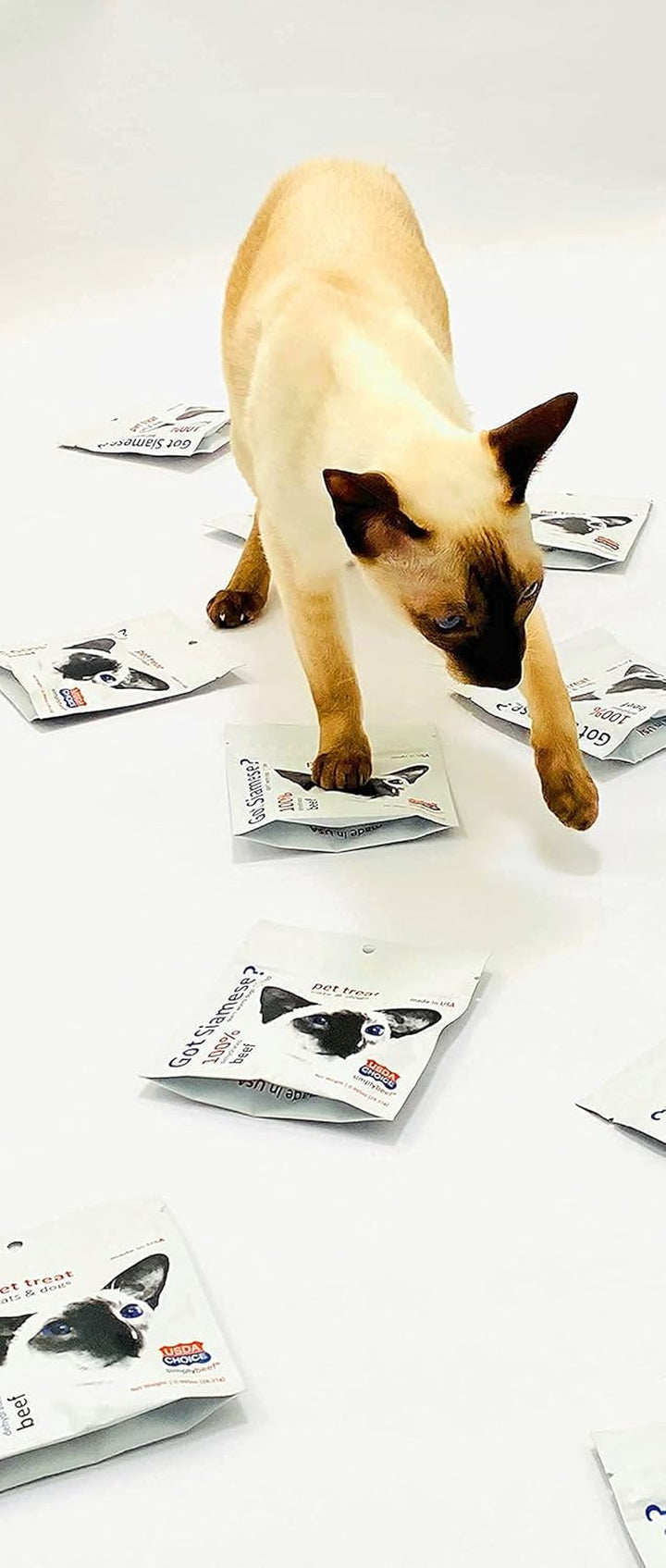 Pet Treat. Cats & Dogs. 100% Dehydrated Beef, Human Grade, USDA Choice Grade, 0.995Oz