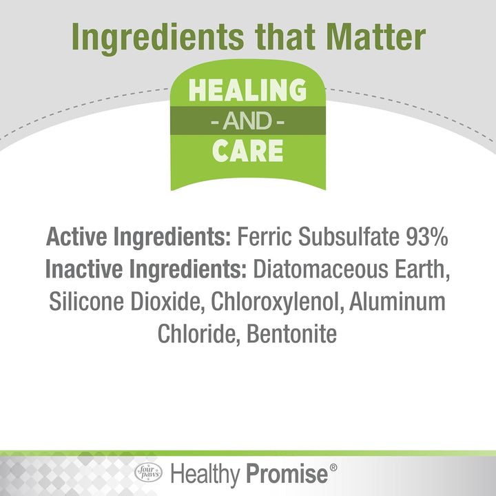 Healthy Promise Quick Action Blood Stopper Styptic Powder for Dogs & Cats, 0.5 Ounces (Pack of 1)