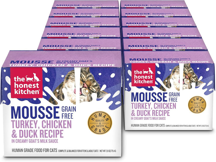Cat Grain Free Mousse in Goat'S Milk Variety Pack, 2.8Oz (Pack of 8)