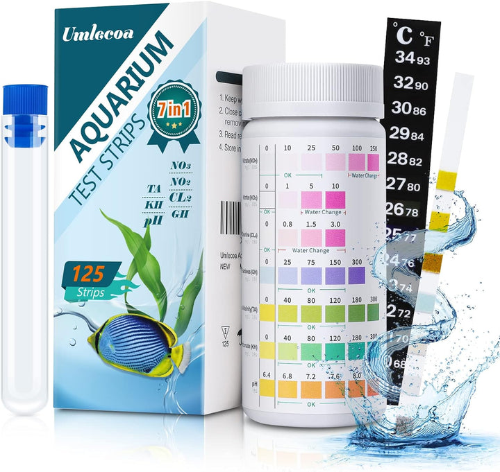 16 in 1 Premium Water Test Kit - 125 Home Water Quality Test Strips for Well and Tap Test Kit - Testing for Ph, Hardness, Chlorine, Lead, Iron, Copper, Nitrate, Nitrite, Etc