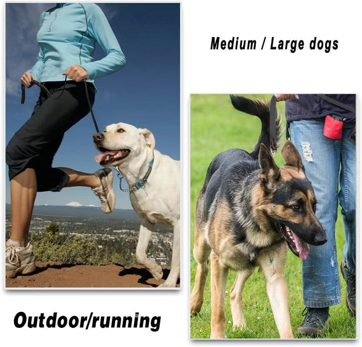 Leather Dog Leash 6Ft X 3/4 Inch, Heavy Duty Genuine Leather Braided Dog Training Leash, Soft and Strong Pet Lead for Large, Medium, Small Dogs