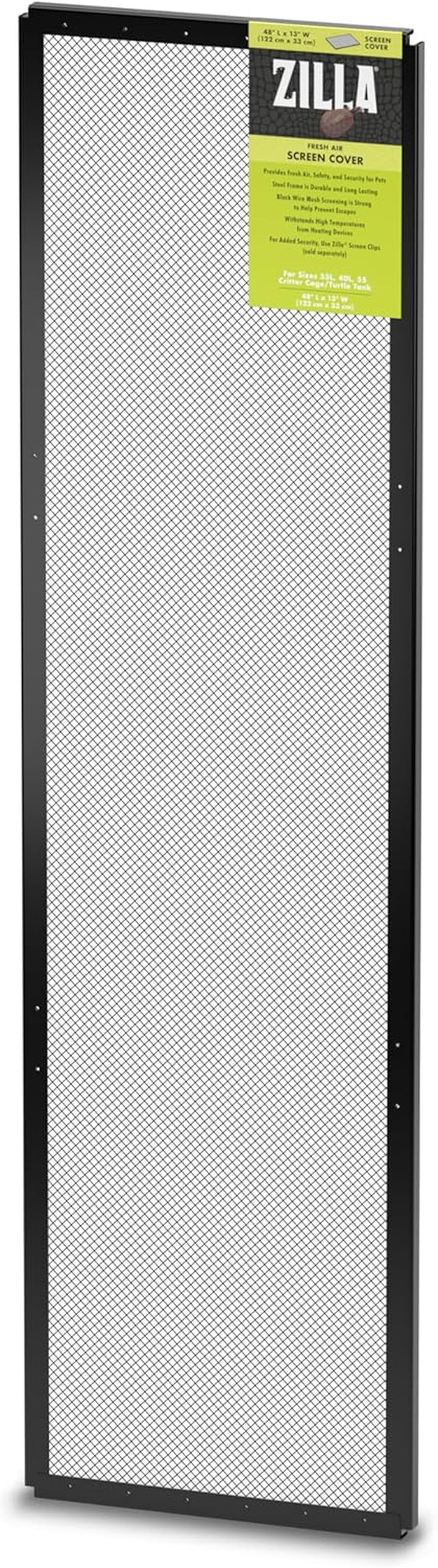 Pet Reptile Terrarium Fresh Air Screen Cover, 16" X 8"