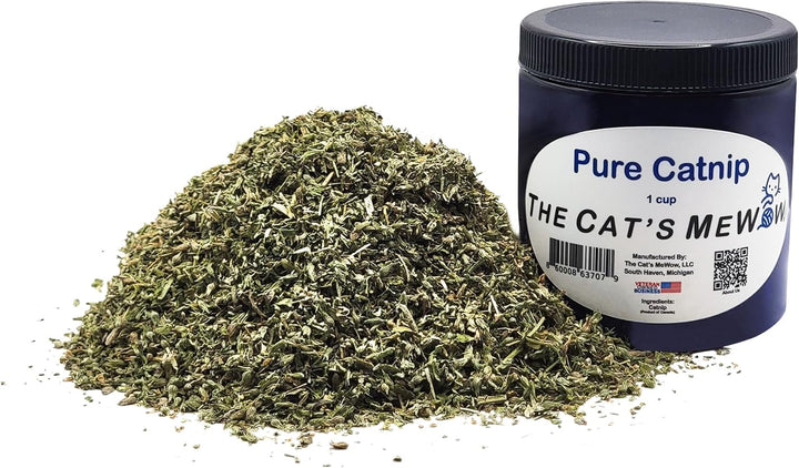 100% Pure Catnip - All Natural, Non-Addictive Treat for Cats & Kittens