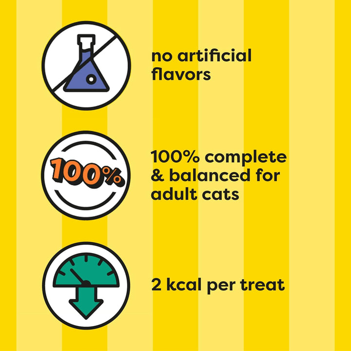 Jumbo Stuff Crunchy and Soft Cat Treats, Tasty Chicken Flavor, 14 Oz. Tub