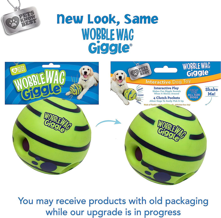 Ball | Rolling Enrichment Toy for Fun Playtime, Interactive Play for Indoor or Outdoor, Keeps Dogs & Puppies Large, Medium or Small Busy & Moving, as Seen on TV | Pack of 1