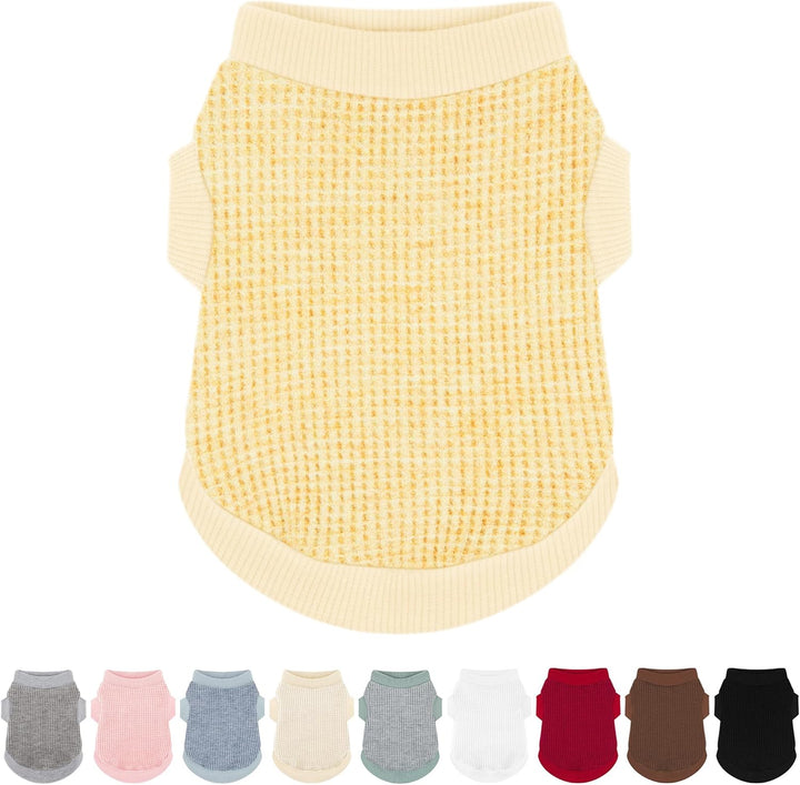 Cozy and Functional Dog Shirts for Small Puppies: Stretchable Pink Attire with Easy-On Design, Ideal for Chihuahuas and Yorkies - Enhance Comfort and Playfulness on Chill Days Medium