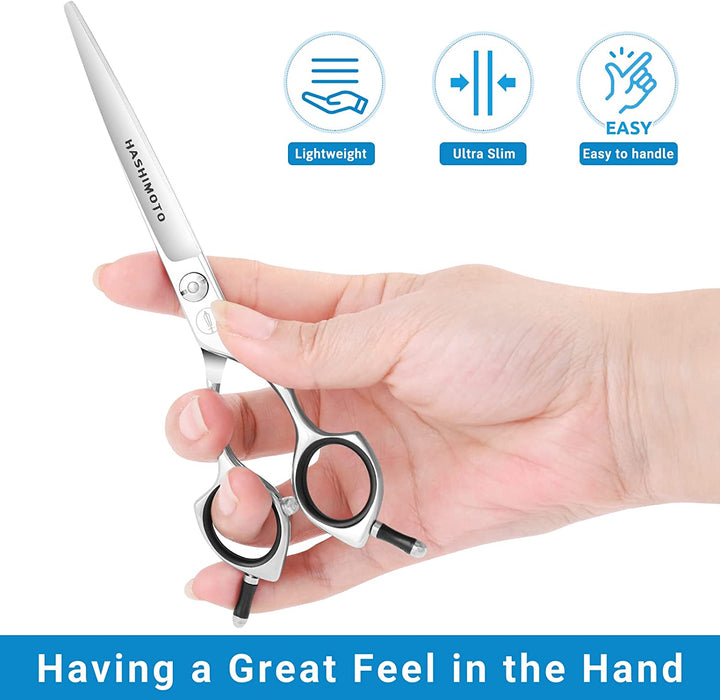 Dog Grooming Scissors, Curved Scissors for Dog Grooming, 6.5 Inch, 30 Degree of Curved Blade,Light Weight, Pet Shears for Trimming Face and Paws.