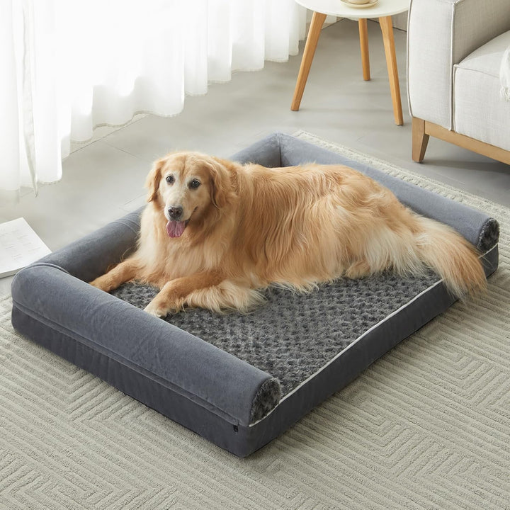 Dog Beds for Large Dogs, Orthopedic Dog Bed for Medium Large Dogs,Big Waterproof Couch Pet Bed with Removable Washable Cover
