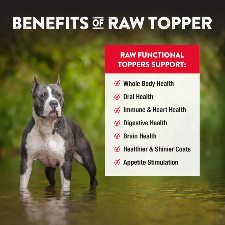 Freeze-Dried Beef Liver with Turmeric - Functional Topper for Dogs and Cats - Healthy, Limited Ingredients, Grain Free - Human Grade Pet Food, All Natural - USA Made - 4.5 Oz