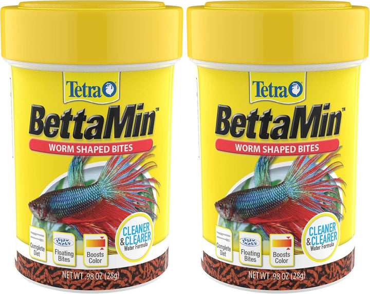 betta plus Floating Mini Pellets, Fish Food with Natural Color Enhancer, 1.2 Ounces
