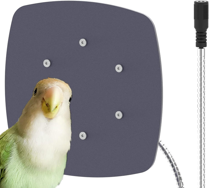 Bird Heater, Thermostatical Bird Warmer for Parakeets, IP67 Waterproof Bird Accessories and Supplies, 12V
