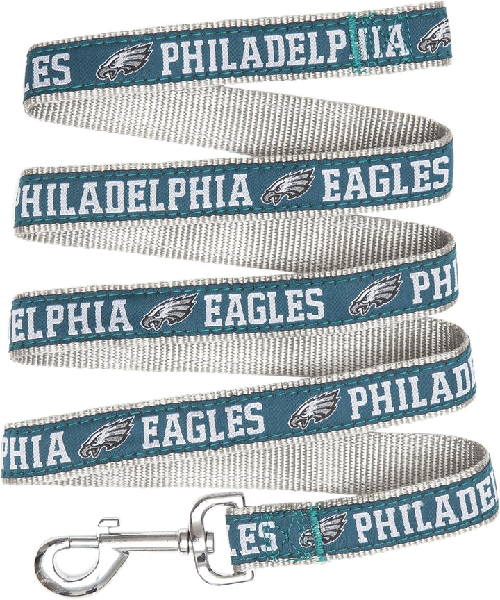 NFL PET Leash Philadelphia Eagles Dog Leash, Large Football Team Leash for Dogs & Cats. a Shiny & Colorful Cat Leash & Dog Leash Licensed by the NFL