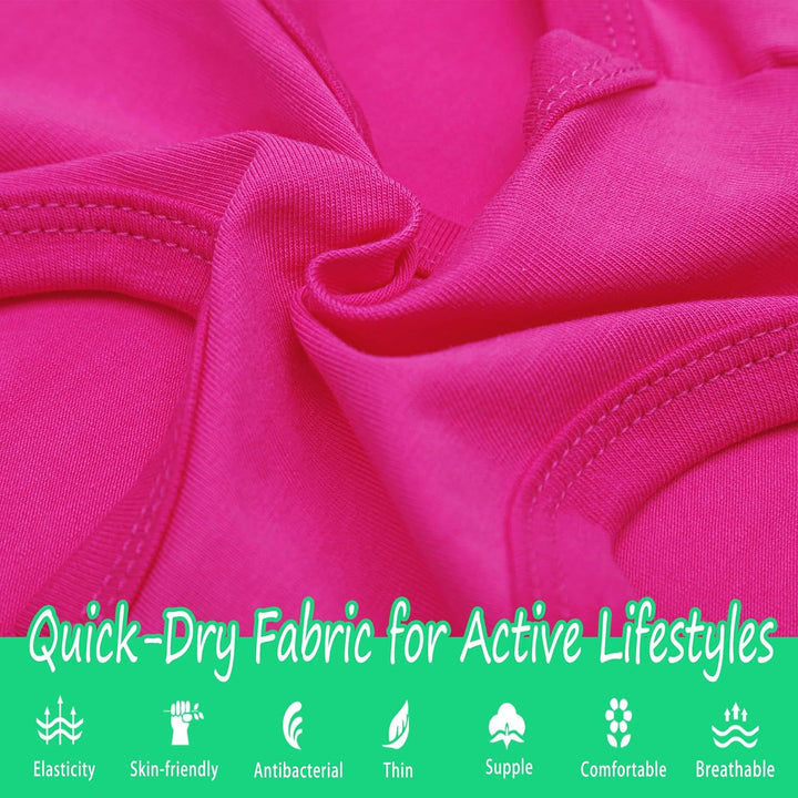 Dog Clothes Fashionable Sleeveless Pet Vest: 'Little Miss Sassy' Printed Cotton Dog Shirt, Ideal for Small, Medium, and Large Breeds, Ensuring Comfort and Breathability Rose Red S