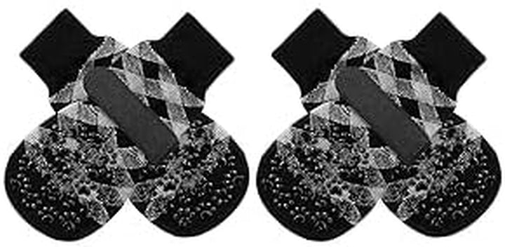 anti Slip Dog Socks to Prevent Licking Paws, Dog Shoes for Hot Pavement, Dog Booties for Small Medium Large Senior Dogs, Traction Control Boots & Paw Protectors for Hardwood Floors