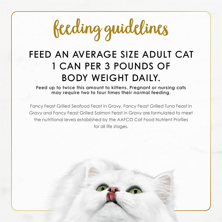 Purina  Grilled Wet Cat Food Seafood Collection in Wet Cat Food Variety Pack - (Pack of 24) 3 Oz. Cans