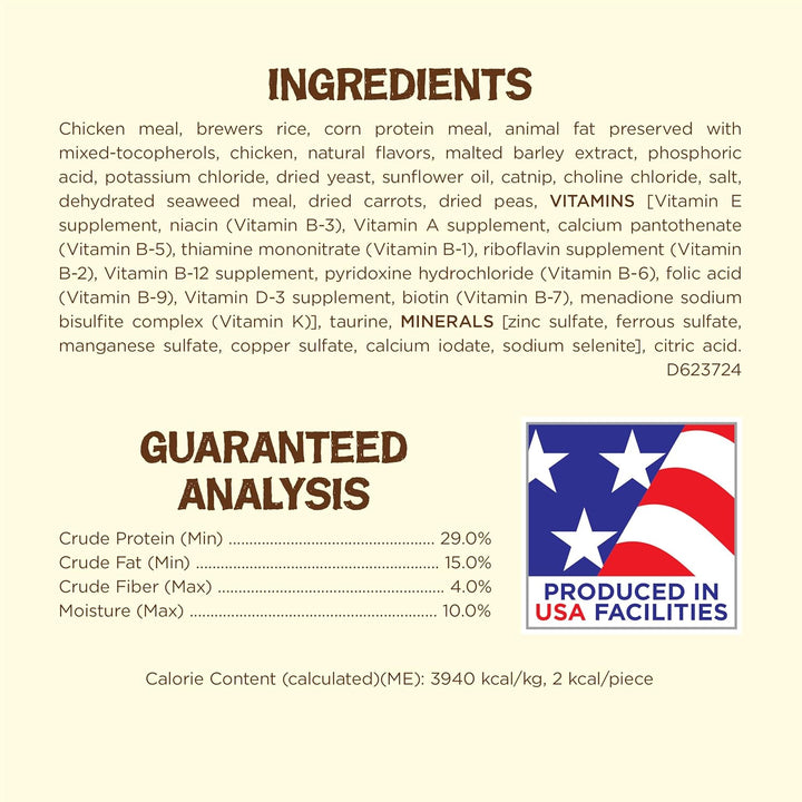 Purina  Made in USA Facilities, Natural Cat Treats, Party Mix Natural Yums Catnip Flavor - 20 Ounce (Pack of 1)