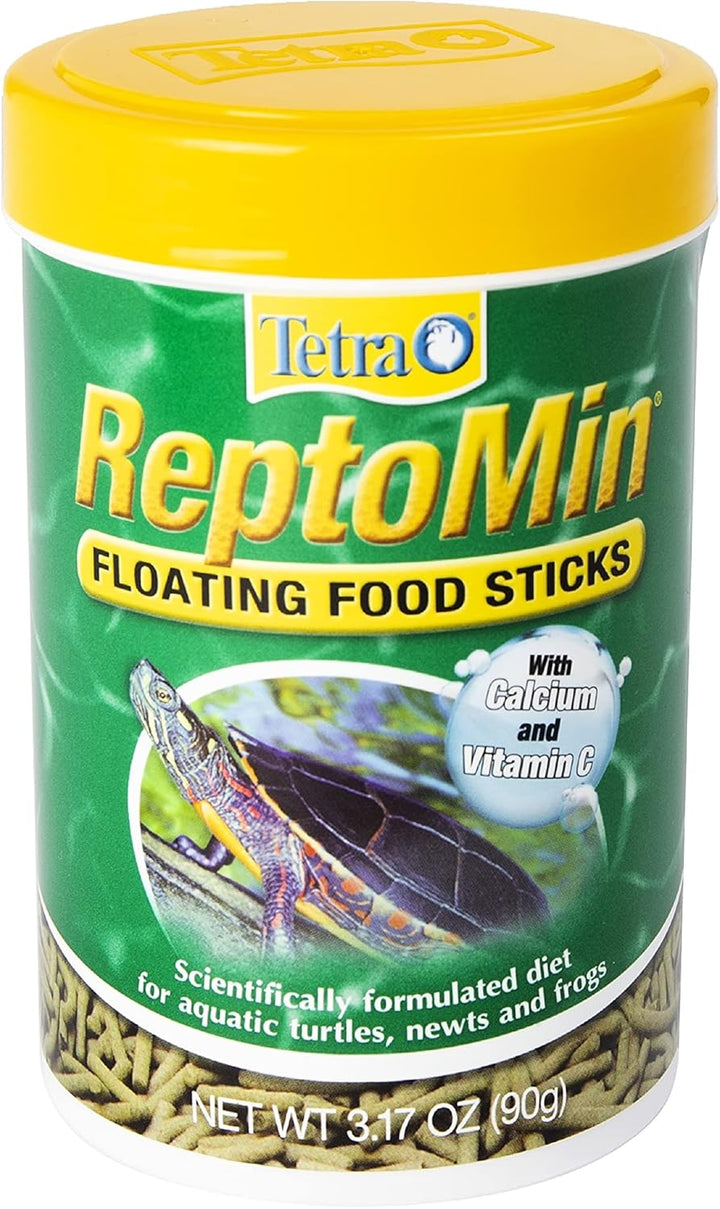 Reptomin Floating Food Sticks, for Aquatic Turtles, Newts and Frogs, 1.43 Pounds