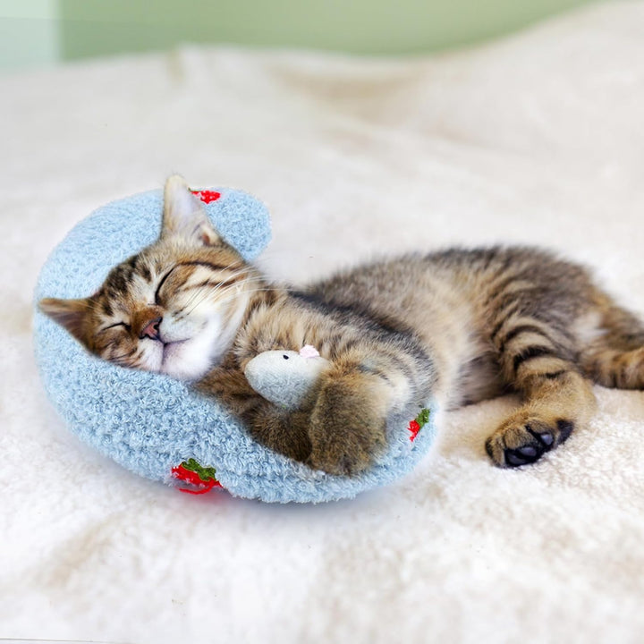 Dog Pillow, Anxiety Relief Pillow for Dog, Ultra Soft High Density Calming Pillow for Joint Relief Sleeping Improve, Pet Calming Toy