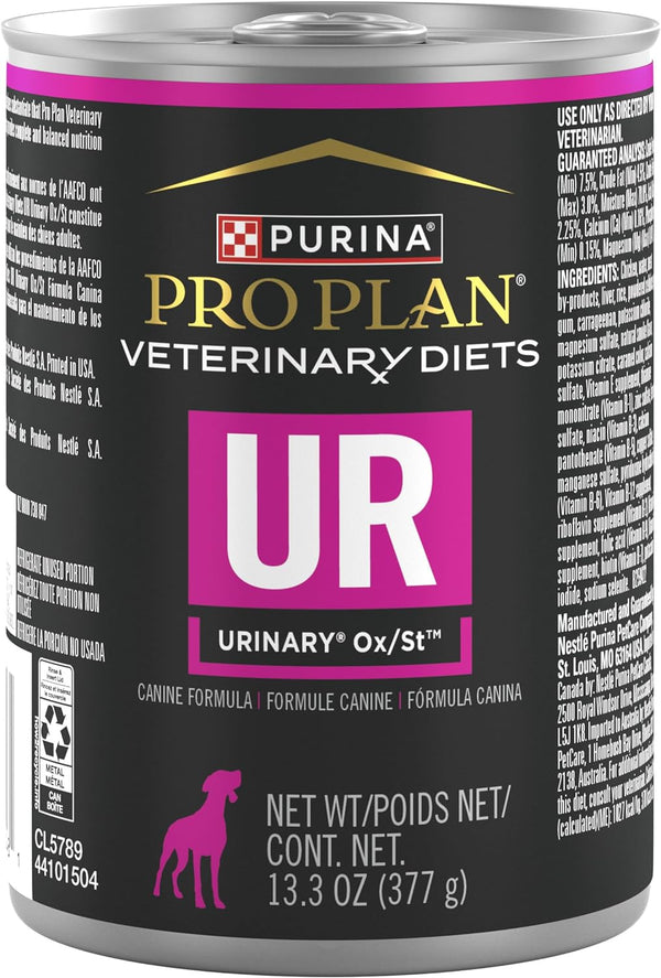 Purina  UR Urinary Ox/St Canine Formula Wet Dog Food - (Pack of 12) 13.3 Oz. Cans