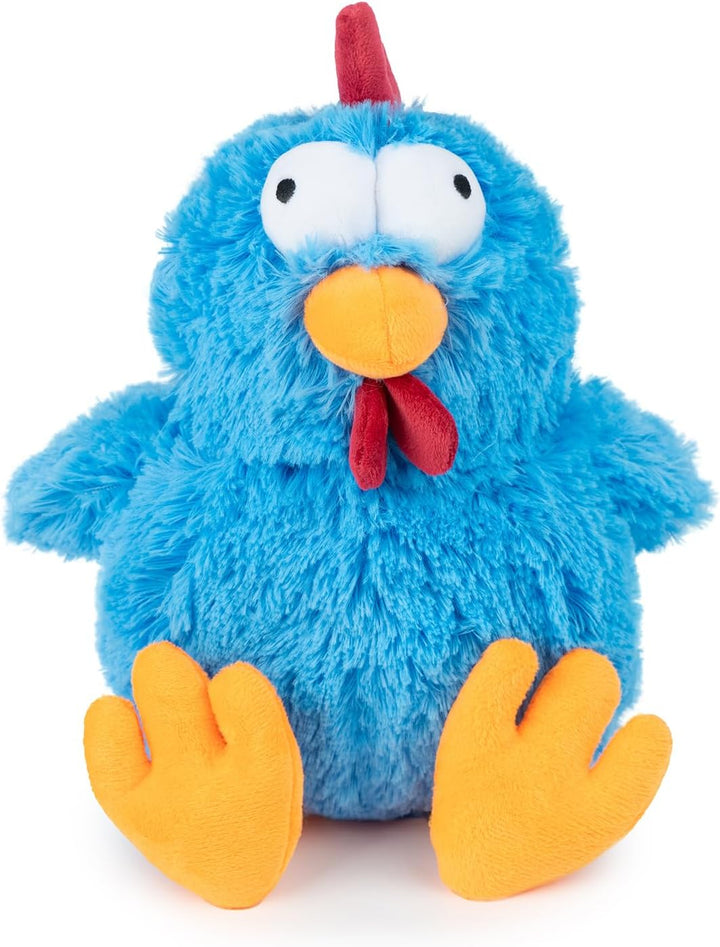 2-In-1 Stuffless Squeaky Dog Toys with Soft, Durable Fabric for Small, Medium, and Large Pets, No Stuffing for Indoor Play, Supports Active Biting and Play - 4 Figures, Small