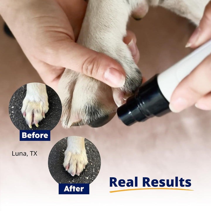 Silent Groom Pro Pet Nail Grinder | Whisper Quiet Claw Trimmer for Dogs, Cats and Other Animals | Safe & Stress Free Nail Grooming, Ideal for Sensitive Dogs of All Breeds & Sizes