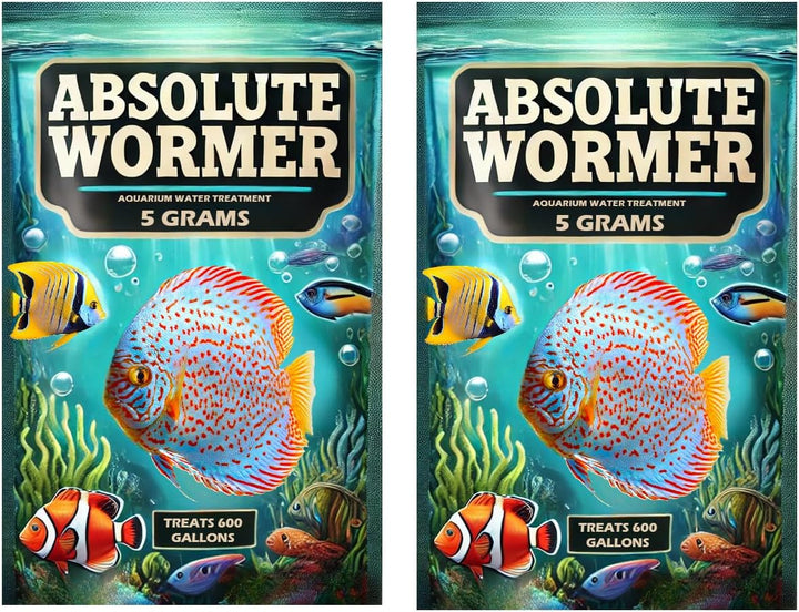 Freshwater and Saltwater Fish Powder Medication. with Parasites and Flukes. (5G - Treats 600 GALLONS)