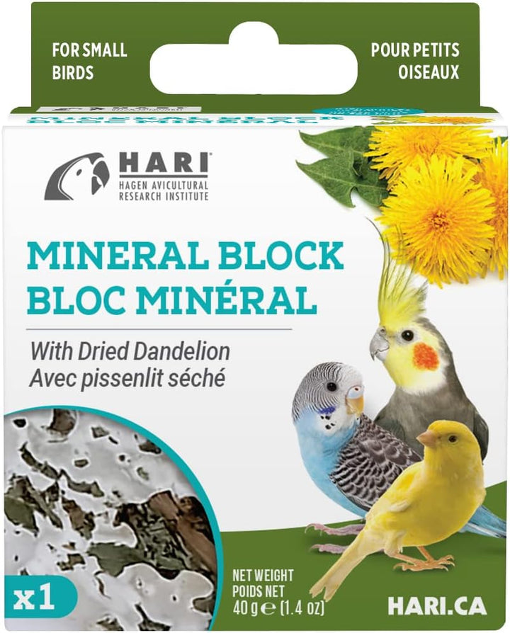 Mineral Block for Birds with Dried Vegetables, Calcium Supplement Bird Treat