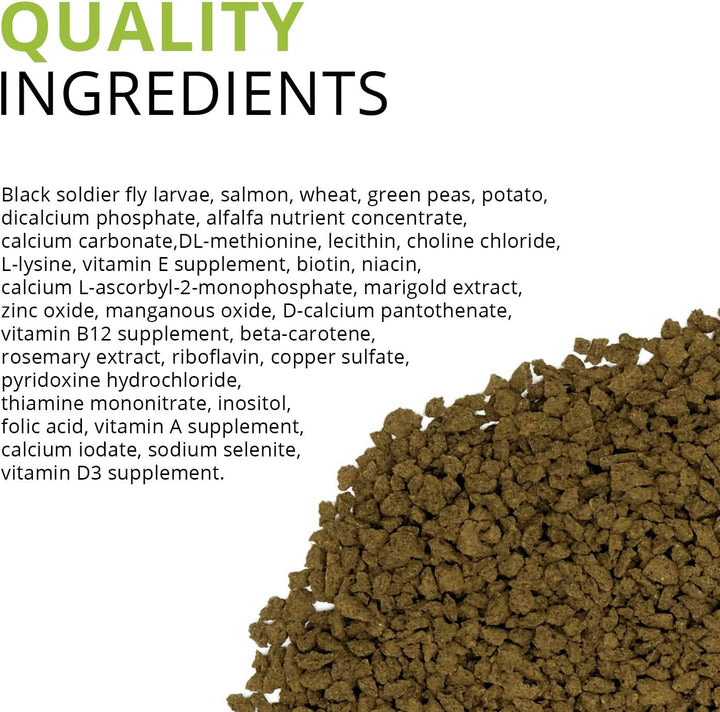 Bug Bites Bottom Feeder Fish Food, Granules for Small to Medium Sized Fish, 1.60 Oz., A6586