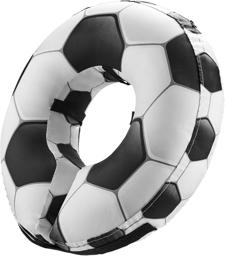 Inflatable Dog Cone Collar Alternative, Soft Dog Cone for Small Medium Large Dogs and Cats, Neck Recovery Ecollar Donut Collar after Surgery (Large, Blue)