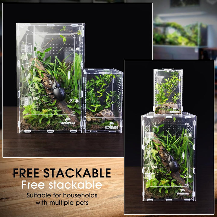 Acrylic Jumping Spider Habitat, Insect Terrarium, Bug Enclosure, Praying Mantis Habitat, Frog Enclosure