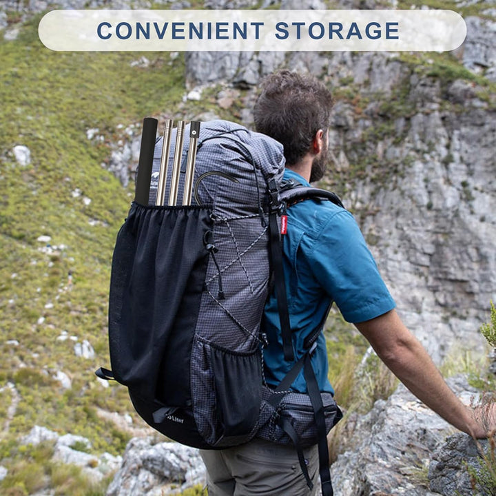 Snake Hook Heavy Duty, 35"-65" Snake Reptile Hook Rubber Tip for Rattlesnakes Ball Python Rattle Cobra Removal Non Slip Foam Handle Stainless Steel