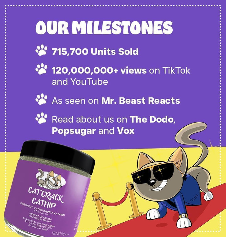 Organic Catnip, 100% Natural Cat Nips Organic Blend That Energizes and Excites Cats, Used for Cat Play, Training, & New Catnip Toys (1 Cup)