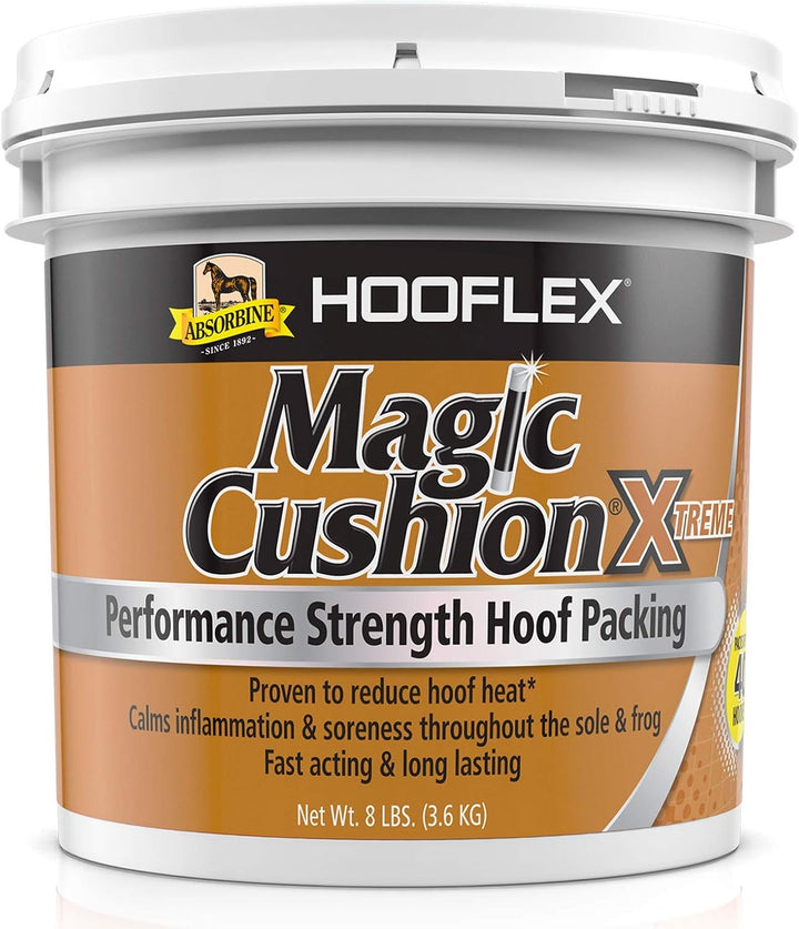 Hooflex Magic Cushion Xtreme, Veterinary Formulated Fast-Acting Relief, Reduce Hoof Heat for up to 24 Hours, 2 Lb Tub